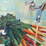 sold-Carrot Splash 6" x 6" © Gwen Sylvester